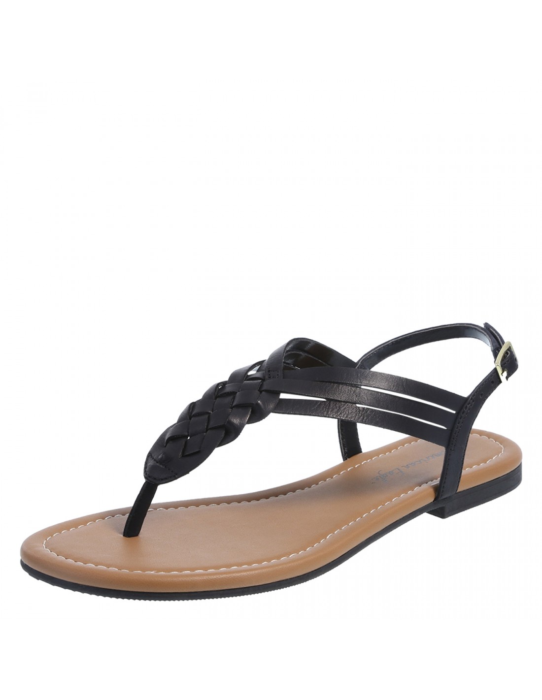 Women's Paprika Woven Flat Sling Sandals | Payless
